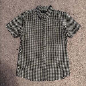 Ben Sherman Gingham Short Sleeve Button Up